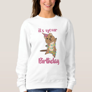 Quokka wünscht Ihnen viel Glück zum Geburtstag Sweatshirt