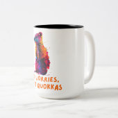 Quokka Zweifarbige Tasse (VorderseiteRechts)