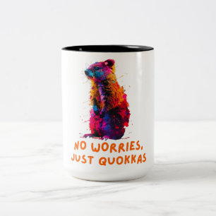 Quokka Zweifarbige Tasse