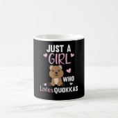 Quokkas für Mädchen, die die Quokka Liebe Kaffeetasse (Mittel)