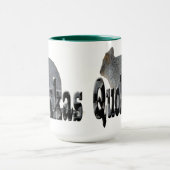 Quokkas Name und Quokka, Tasse des Kaffees (Zentrum)