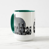 Quokkas Name und Quokka, Tasse des Kaffees (Vorderseite Links)