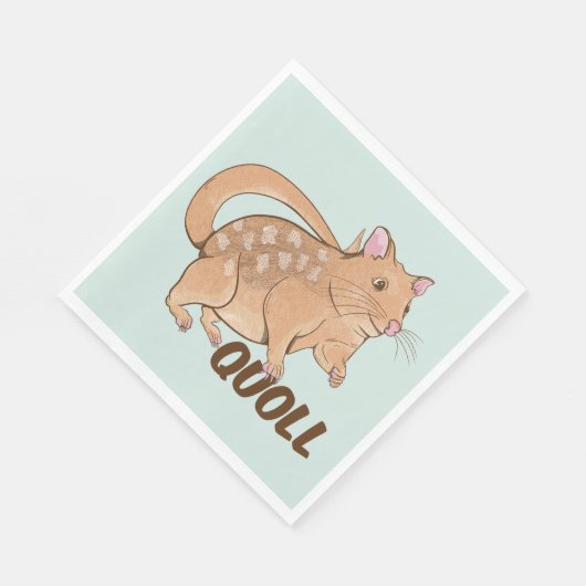 Quoll Australian Marsupial Serviette (Ecke)