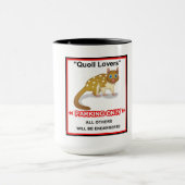 Quoll Liebhaber-Tasse Tasse (Zentrum)