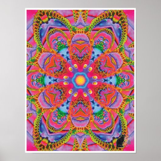Quorum Kinetic Collage Kaleidoscope Poster (Vorne)