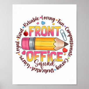 Quot für die farbenfrohe Teamwertschätzung an der  Poster
