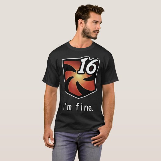 &quot;I&x27;m Fine&quot; Vuln Stacks [FFXIV]-Klass T-Shirt (Vorne ganz)