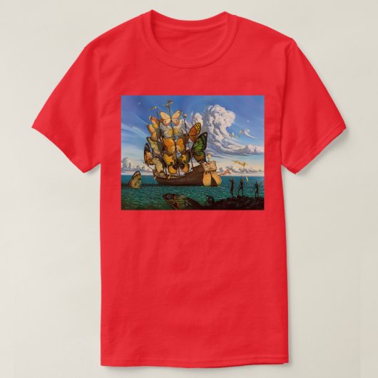QuotAbfahrt des Flügelschiffs durch Vladamir Kush T-Shirt (Design vorne)