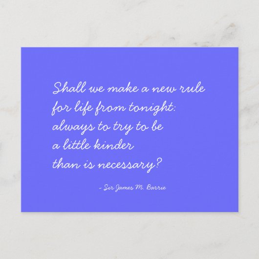 Quotable Postcard - Kindheit, Familie, Freundschaf Postkarte (Vorderseite)