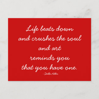 Quotable Postcard - Kunst und Soul Postkarte
