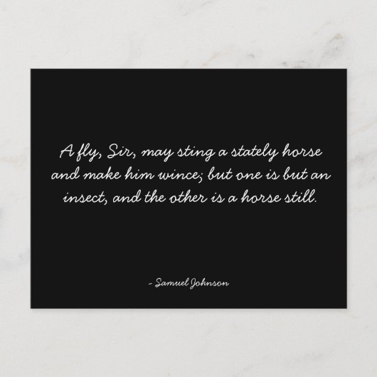 Quotable Postkarte - Stärke (Vorderseite)