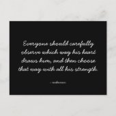 Quotable Quotes - Arbeit und Karriere Postkarte (Vorderseite)