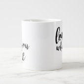 Quotable V Jumbo-Tasse (Vorderseite)