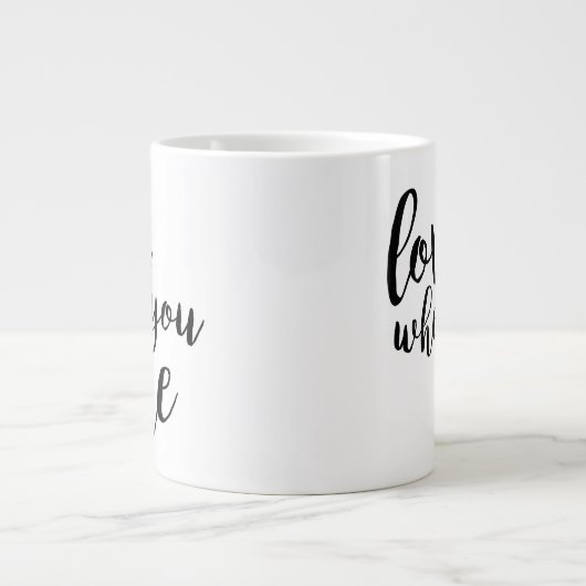 Quotable V Jumbo-Tasse (Vorderseite)