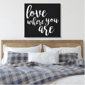 Quotable V Leinwanddruck (Insitu (Schlafzimmer))