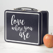 Quotable V Metall Lunch Box (Beispiel)