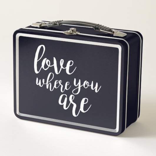 Quotable V Metall Lunch Box (Vorderseite)