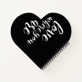 Quotable V Notizbuch (Rückseite)