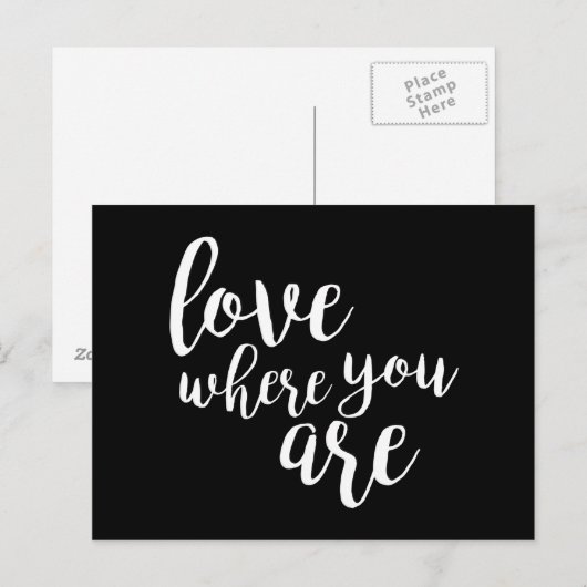 Quotable V Postkarte (Vorne/Hinten)