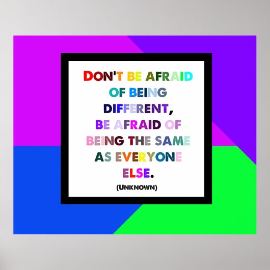 QUOTE 1 POSTER (Vorne)