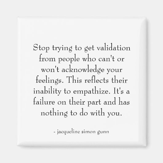 Quote about relationships.  magnet (Vorne)