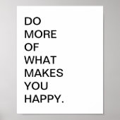 Quote Art Print Typography Quote Poster (Vorne)