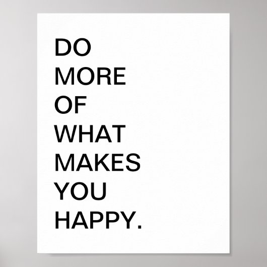 Quote Art Print Typography Quote Poster (Vorne)