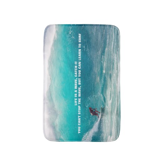 QUOTE BADEMATTE (Vorderseite Vertikal)