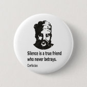 Quote By Konfucius Button (Vorderseite)