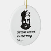 Quote By Konfucius Keramikornament (Rechts)