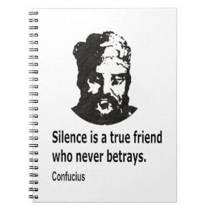Quote By Konfucius Notizblock