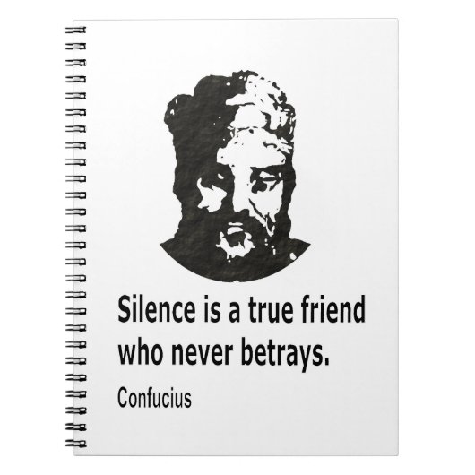 Quote By Konfucius Notizblock (Vorderseite)