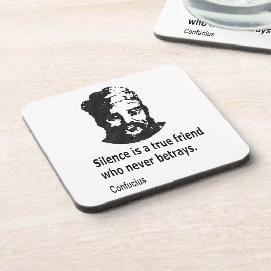 Quote By Konfucius Untersetzer (Linke Seite)