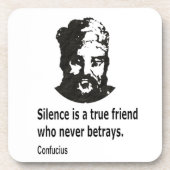 Quote By Konfucius Untersetzer (Vorderseite)
