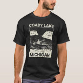 Quote Coady Lake Kayaking Michigan T-Shirt (Vorderseite)