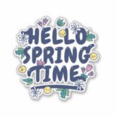 QUOTE FÜR DIE FRÜHZEIT AUFKLEBER (Vorderseite)