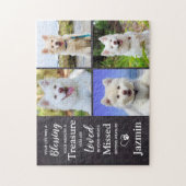 Quote für Tierverlieren - Beileid für Haustiere -  Puzzle (Vertikal)