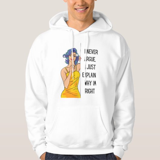 QUOTE HOODIE (Vorderseite)