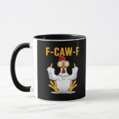 Quote Rooster Meme Classic Tasse (Links)