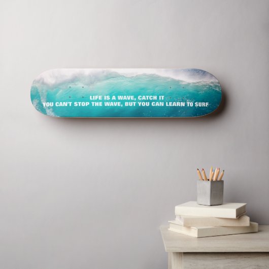 QUOTE SKATEBOARD (Wandkunst (Horz))
