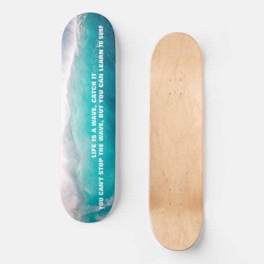 QUOTE SKATEBOARD (Vorderseite)