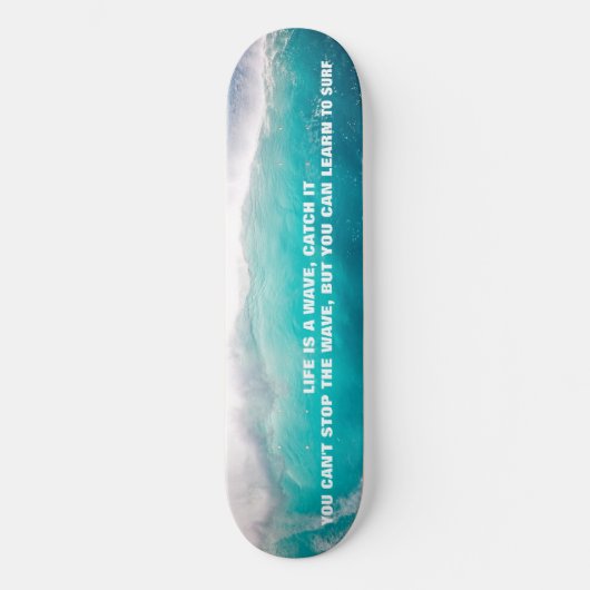 QUOTE SKATEBOARD (Vorderseite)