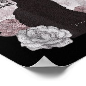 Quote The Horrors Persist But So Do I Funny Floral Poster (Ecke)