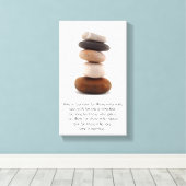 QUOTE, Uhrzeit.... Leinwanddruck (Insitu (Holzboden))