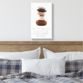 QUOTE, Uhrzeit.... Leinwanddruck (Insitu (Schlafzimmer))