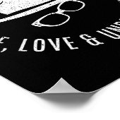 Quote What's So Funny bout Peace Love And Understa Poster (Ecke)