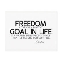 QUOTEN: Epictetus: Freiheit: würdiges Ziel