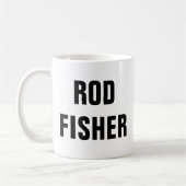 Quoten für den Fliegenfisch von Rod Fisher Kaffeetasse (Links)