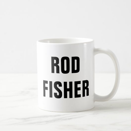 Quoten für den Fliegenfisch von Rod Fisher Kaffeetasse (Rechts)