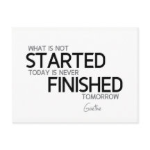 QUOTEN: Goethe: Heute gestartet, morgen fertig